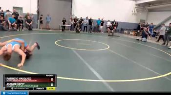 152 lbs Round 1 - Jaykob Kemp, SOLDOTNA WHALERS WRESTLING CLUB vs Patricio Vasquez, BETHEL FREESTYLE WRESTLING CLUB
