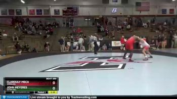 285 lbs Cons. Round 1 - John Meyeres, Seton Hill vs Clarouly Meca, Wheeling