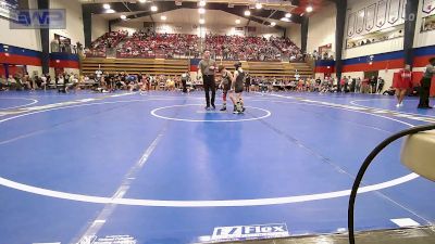 64-67 lbs Semifinal - Bennett Dawson, Team Tulsa Wrestling Club vs AJ Miller, Team Tulsa Wrestling Club