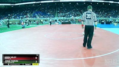 D2-106 lbs Cons. Round 2 - Aiden Velzy, Fenton HS vs Jorge Marvin, Lake Fenton HS