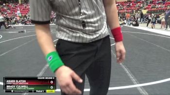 46 lbs Champ. Round 3 - Asher Slaton, Caney Valley Wrestling vs Brady Culwell, Dodge City Wrestling Academy