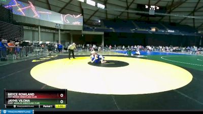 150 lbs 1st Place Match - Bryce Rowland, Mat Demon Wrestling Club vs Jayms Vilona, Port Angeles Wrestling Club