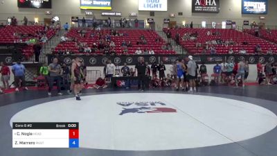 63 kg Cons 8 #2 - Carter Nogle, HeadHunters Wrestling Club vs Zachary Marrero, Mustang Wrestling Club