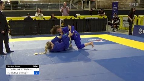 LEAH CAROLINE STROTHERS vs MADELINE NICOLE STITES 2024 Pan Jiu Jitsu IBJJF Championship