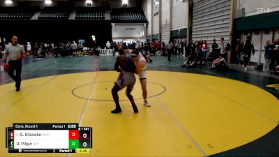 141 lbs Cons. Round 1 - Shiwoko Shiwoko, Waldorf (Iowa) vs Dylan Pilger, Air Force Prep