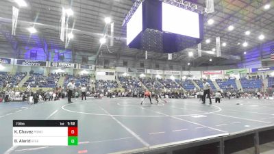 70 lbs Final - Knox Chavez, Pomona Elite vs Bradley Alarid, Steel City Reloaded