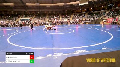 100 lbs Round Of 16 - Edgar Kopel, BOLD vs Jett Sisemore, Team Tulsa Wrestling Club