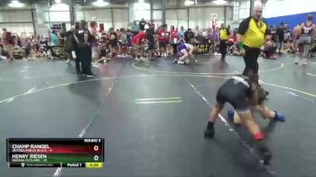 60 lbs Round 3 (6 Team) - Henry Riesen, Indiana Outlaws vs Champ Rangel, Untouchables Black