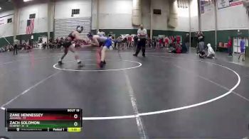 145 lbs Round 3 (16 Team) - Zach Solomon, Kearney JV vs Zane Hennessey, Augusta