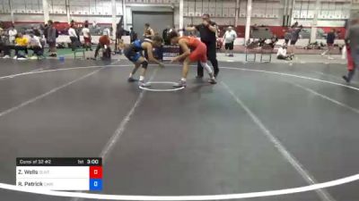 79 kg Consolation - Zachary Wells, Olivet Wrestling Club vs Robert Patrick, Cavalier Wrestling Club