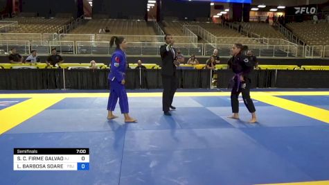 SARAH C. FIRME GALVAO vs LUANDRA BARBOSA SOARES 2024 Pan Jiu Jitsu IBJJF Championship