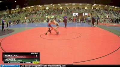 110 lbs Quarterfinal - Anthony Hall, North Medford Youth Wrestling vs Max Morse, Ascend Wrestling Academy