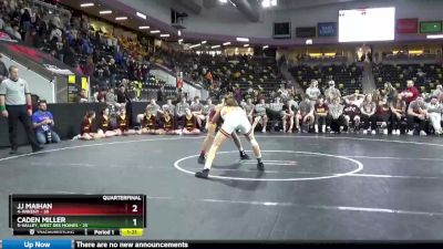 120 lbs Quarterfinal - JJ Maihan, 4-Ankeny vs Caden Miller, 5-Valley, West Des Moines