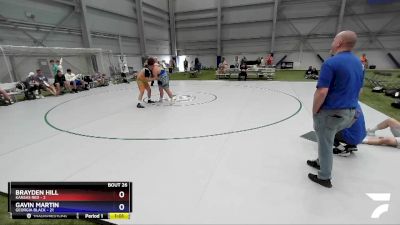 285 lbs 4th Wrestleback (16 Team) - Brayden Hill, Kansas Red vs Gavin Martin, Georgia BLACK