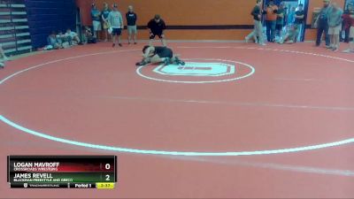 182 lbs Semifinal - Logan Mavroff, Crossroads Wrestling vs James Revell, Blackman Freestyle And Greco