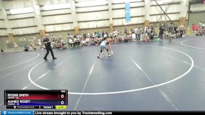 100 lbs Round 1 (6 Team) - Ryder Smith, IDAHO vs Kameo Rozet, HAWAII