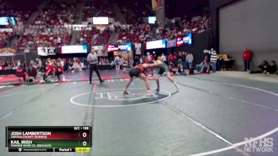 Cons. Round 2 - Kail Irish, Powder River Co. (Broadus) vs Josh Lambertson, Lincoln County (Eureka)