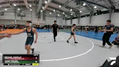 150 lbs Cons. Semi - Michael Castillo, Randall Youth Wrestling Club vs Mario Molina, Wesley Club Wrestling