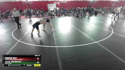 120 lbs Champ. Round 2 - Parker Neu, Askren Wrestling Academy vs Jayse Demerath, Wisconsin