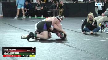 197 lbs 7th Place Match - Adam Ahrendsen, Northern Iowa vs Tyce Raddon, Wyoming