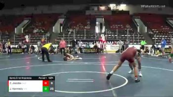 167 lbs Semis & 1st Wrestleback (8 Team) - Jacob Kennedy, Impact Wrestling Black vs Zach Jacobs, Bad Bass