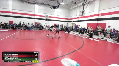 100-105 lbs Semifinal - Regan Kolich, SlyFox Wrestling Academy vs Rudy Gianino, Bonhomme Wrestling