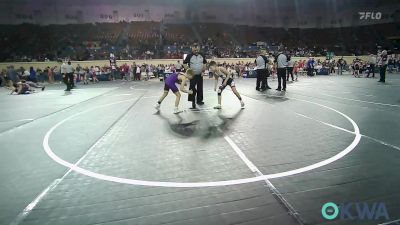 76 lbs Consi Of 8 #2 - Barrett Johnson, Pauls Valley Panther Pinners vs Ryan Williams, Bristow Youth Wrestling