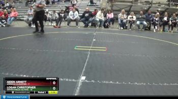 110 lbs Semis (4 Team) - Aiden Arnett, American Gladiators vs Logan Christopher, Untouchables-Olympia