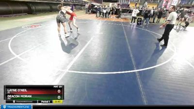 195 lbs Cons. Round 3 - Layne O`Neil, MI vs Deacon Moran, MO