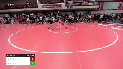 126 lbs Round Of 16 - Jack Alves, Bridgewater-Raynham vs Kai Ly, Minnechaug