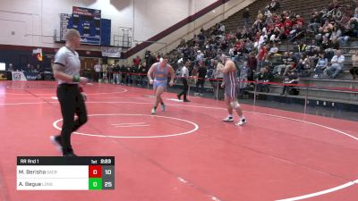 285 lbs Rr Rnd 1 - Marc Berisha, Sacred Heart vs Aeden Begue, Long Island University