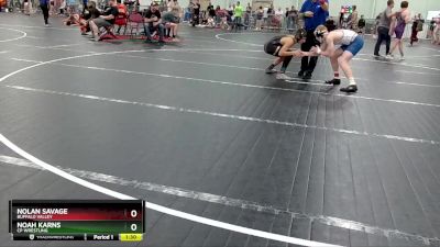 136 lbs Round 5 - Nolan Savage, Buffalo Valley vs Noah Karns, CP Wrestling