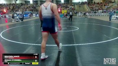 A 285 lbs Champ. Round 1 - Brayden Vance, David Crockett vs Ronan O`Connell, Page