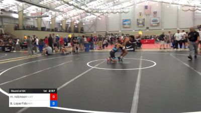 61 kg Round Of 64 - Malcolm Robinson, NJRTC vs Brandon Loperfido, Mat-Town USA