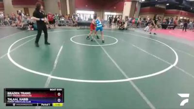 120 lbs Cons. Semi - Braden Trang, Best Trained Wrestling vs Talaal Habib, Power Wrestling Club