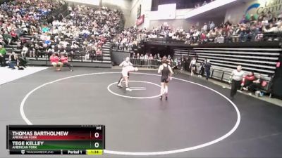 144 lbs Semifinal - Tege Kelley, American Fork vs Thomas Bartholmew, American Fork