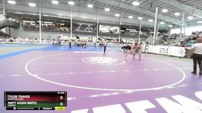 6-144 lbs Semifinal - Tyler Traves, Mountain View vs Matt Gashi-brito, Fairfax