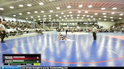 126 lbs Quarterfinal - Stefan Hernandez, Centreville vs Michael Phoutasen, Landstown