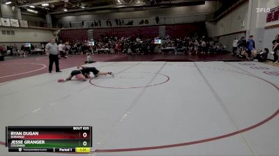 120 lbs Quarterfinal - Ryan Dugan, Durango vs Jesse Granger, Coconino