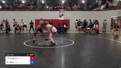 92 kg Round Of 16 - Martin Cosgrove, Pennsylvania RTC vs Kyle Haas, Cowboy RTC