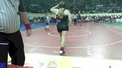 161 lbs Quarterfinal - Brynna Lankford, McLoud vs Aislin Barnett, Kingfisher YellowJackets