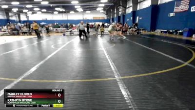 101 lbs Round 1 - Marley Eldred, Grizzly Wrestling Club vs Kathryn Byrne, Bonneville Wrestling Club