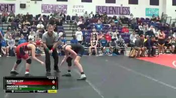 116 lbs Round 2 (6 Team) - Maddox Dixon, Springboro vs Kayden Loy, Triad