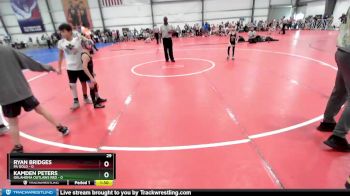 48 lbs Rd# 9- 2:15pm Saturday Final Pool - Ryan Bridges, PA Gold vs Kamden Peters, Oklahoma Outlaws Red