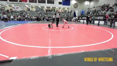 52 lbs Consi Of 8 #2 - Elliot Dominguez, Silver State Wrestling Academy vs Brantley Valenzuela, Vasky Bros