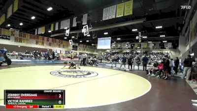 126 lbs Cons. Round 2 - Johnny Overgaag, Palm Desert vs Victor Ramirez, Temescal Canyon