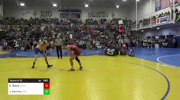 130 lbs Round Of 16 - Dominic Black, Connellsville vs Josh Perrino, Greenville