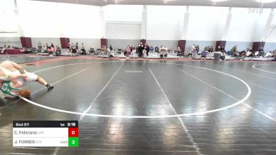 285 lbs Quarterfinal - Cohle Feliciano, Life University vs JACK FORBES, Utah Valley