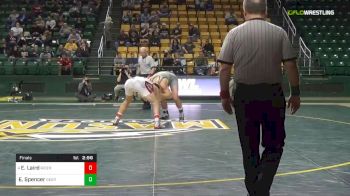 197 lbs Final - Ethan Laird, Rider University vs Eli Spencer, George Mason University