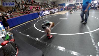 52 lbs Rr Rnd 5 - Raymond Barron, Clinton Youth Wrestling vs Creed Williams, Choctaw Ironman Youth Wrestling